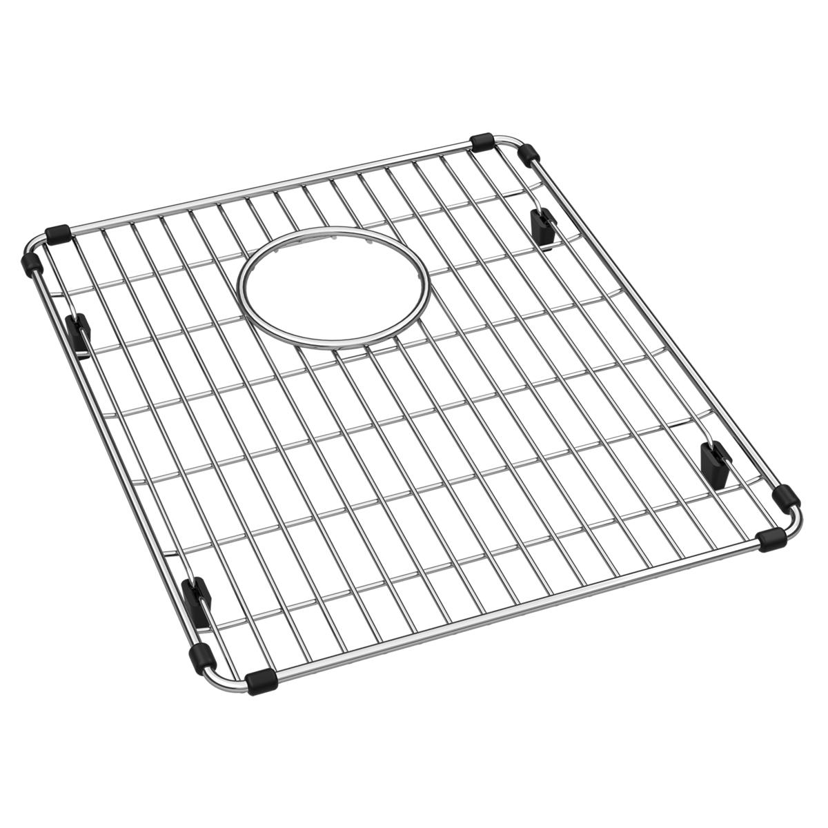 polished stainless steel bottom grid