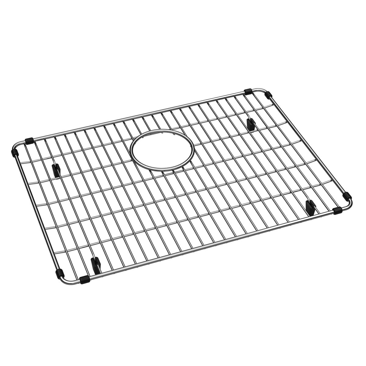 polished stainless steel bottom grid