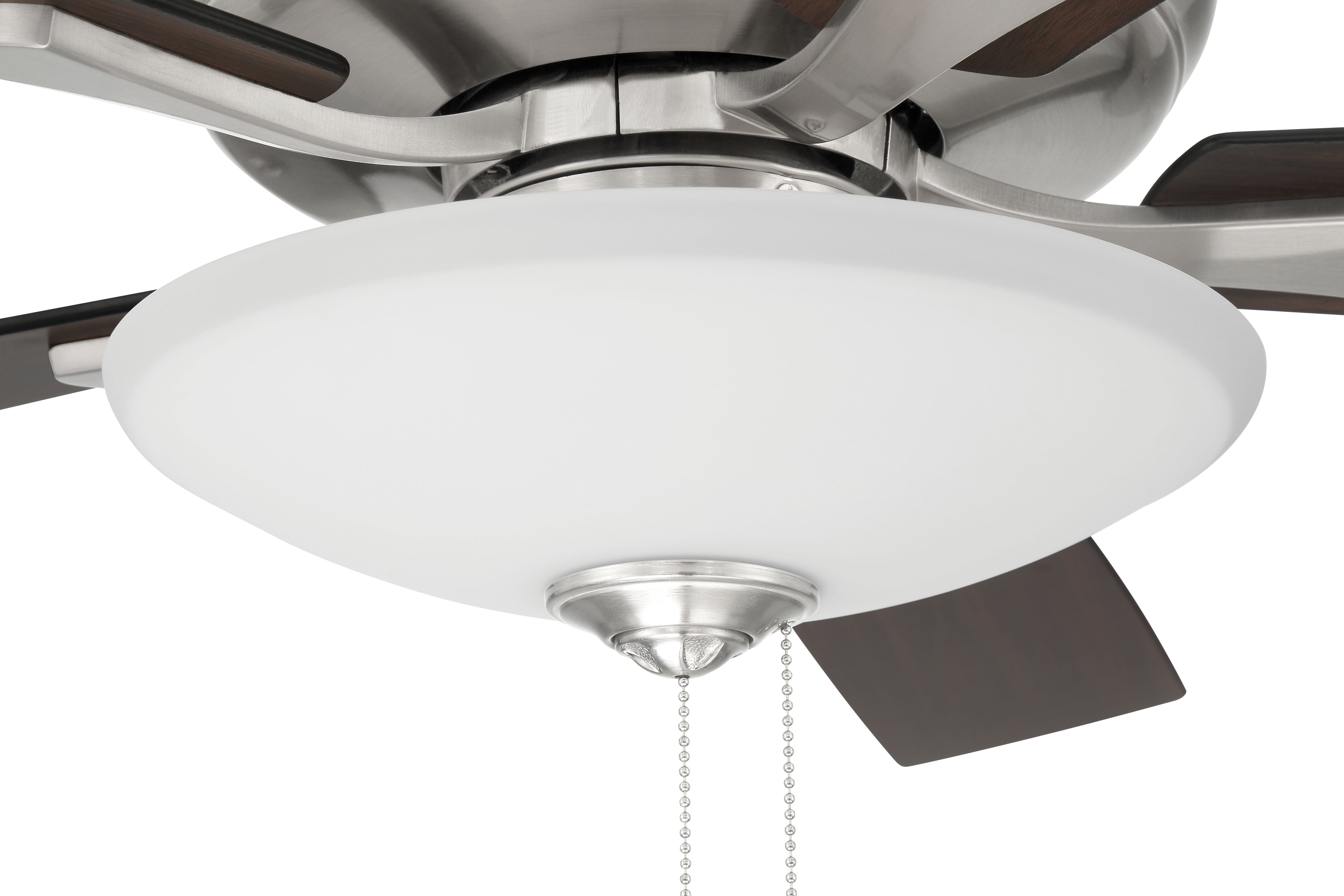 brushed polished nickel ceiling fans