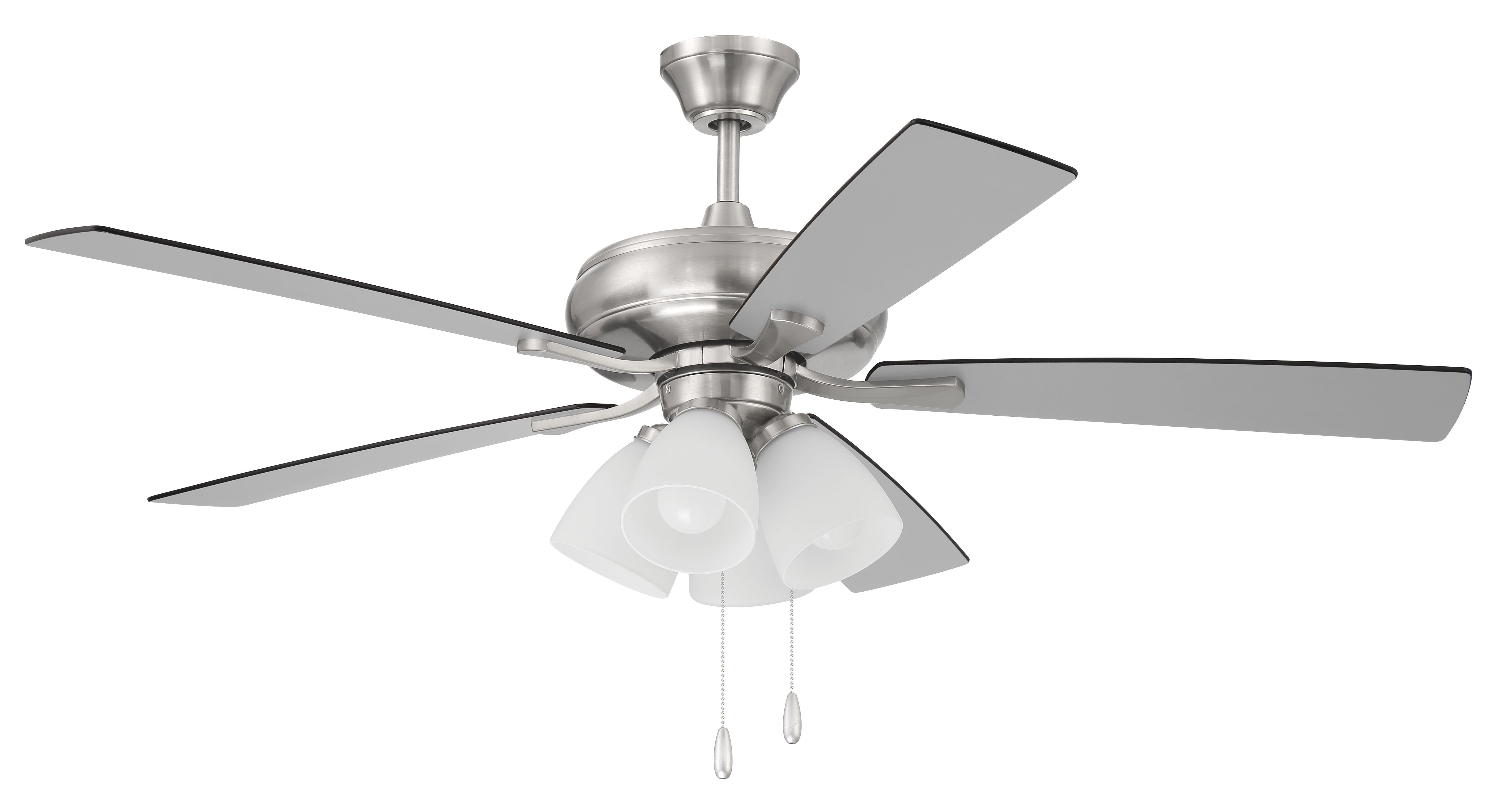 brushed polished nickel ceiling fans