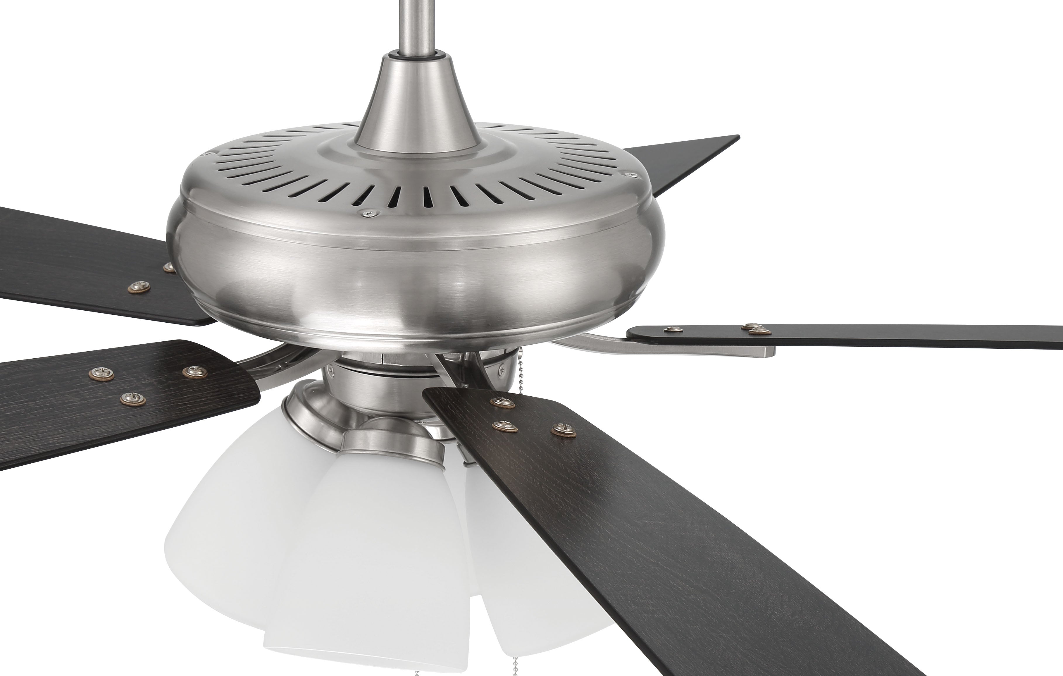 brushed polished nickel ceiling fans