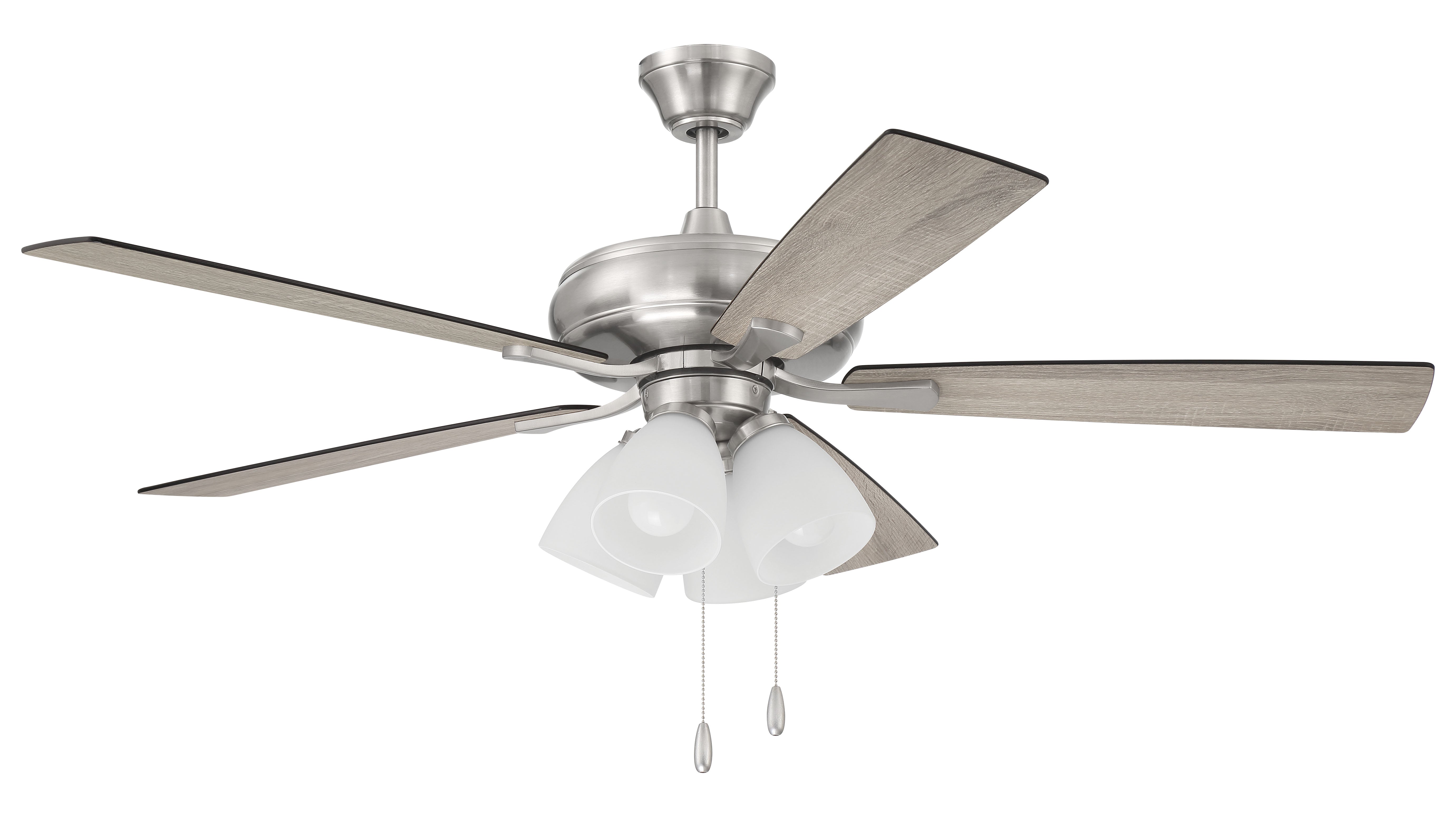 brushed polished nickel ceiling fans