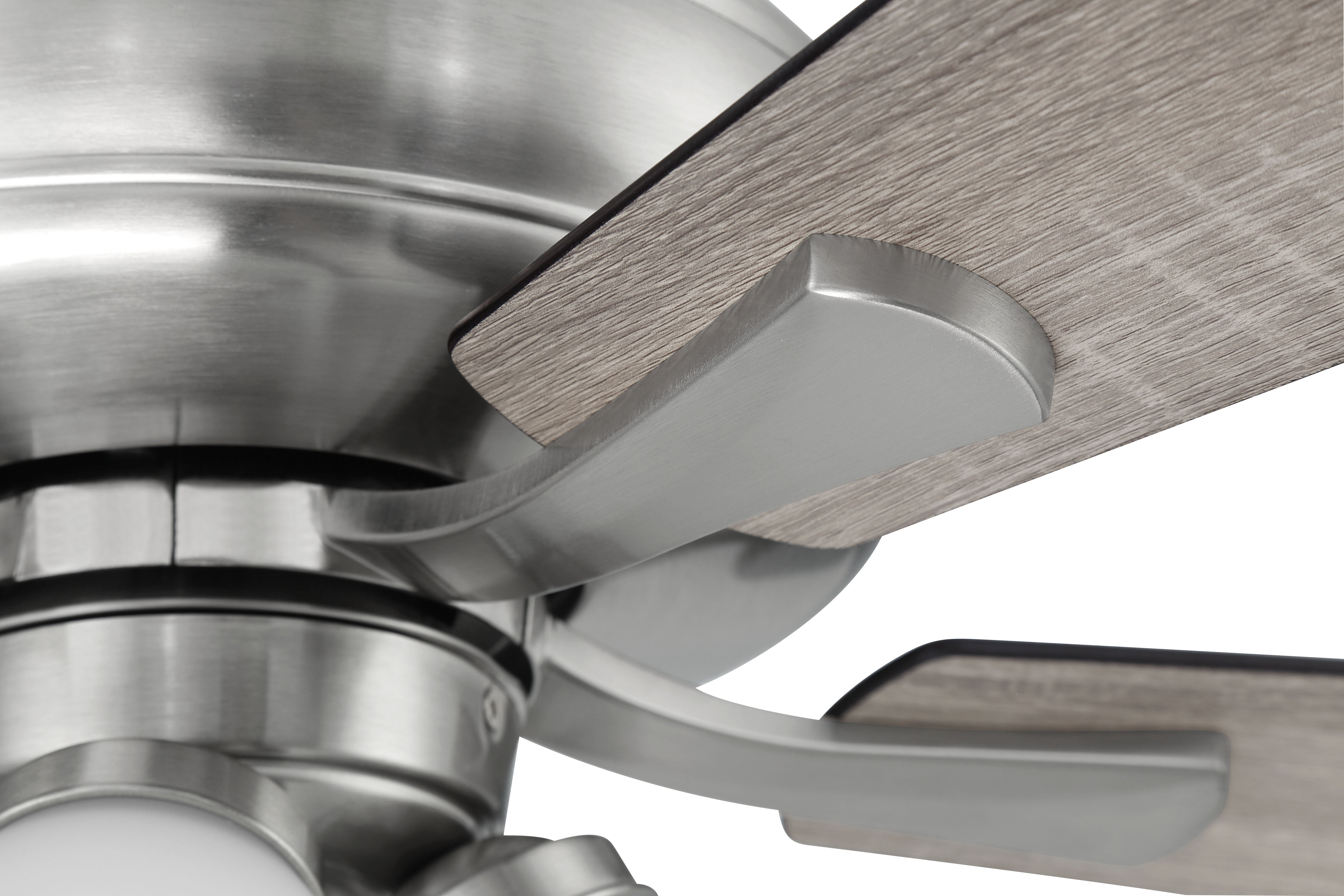 brushed polished nickel ceiling fans