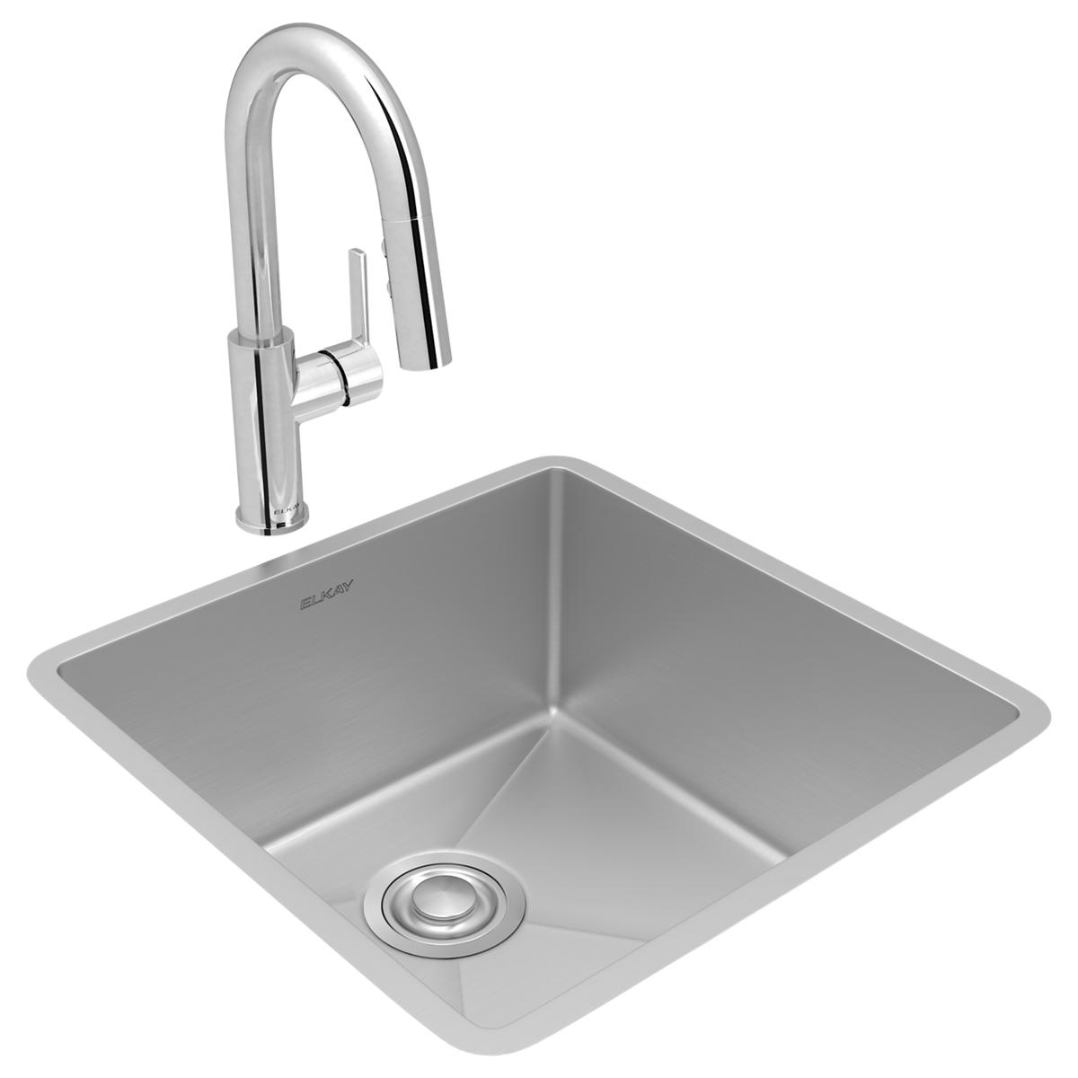 polished satin single bowl undermount sink