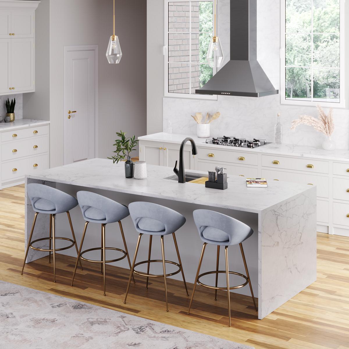 polished satin single bowl undermount sink kit