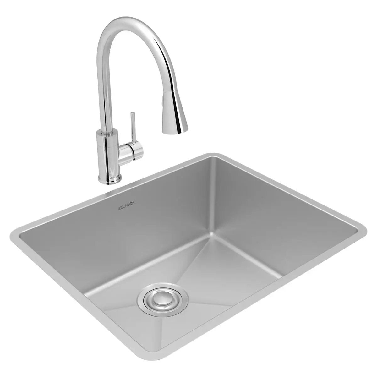 polished satin single bowl undermount sink
