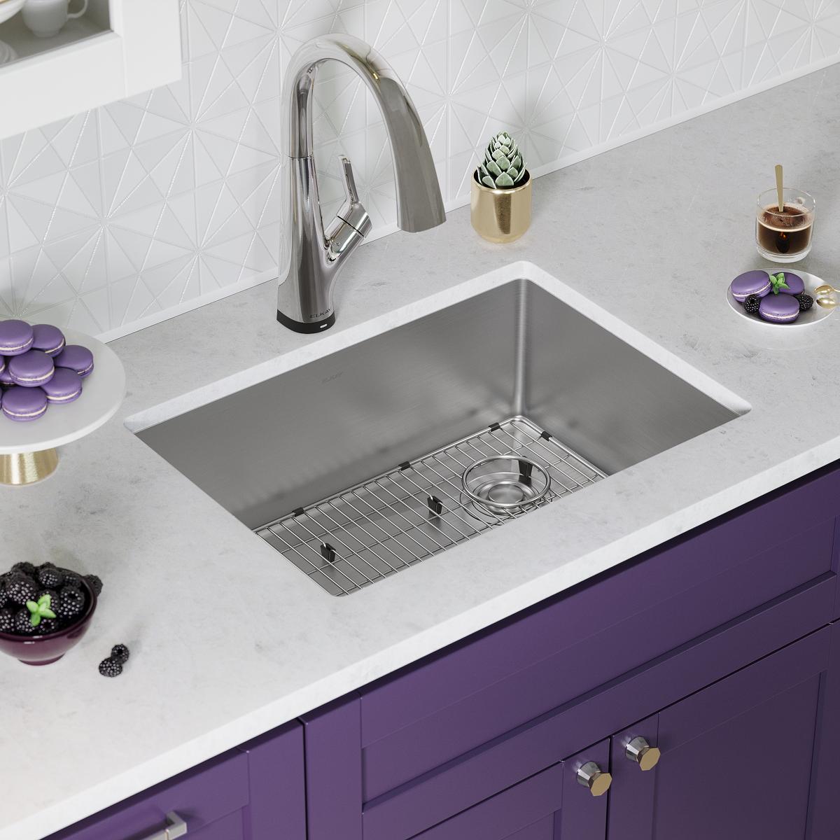 stainless steel single bowl undermount sink kit