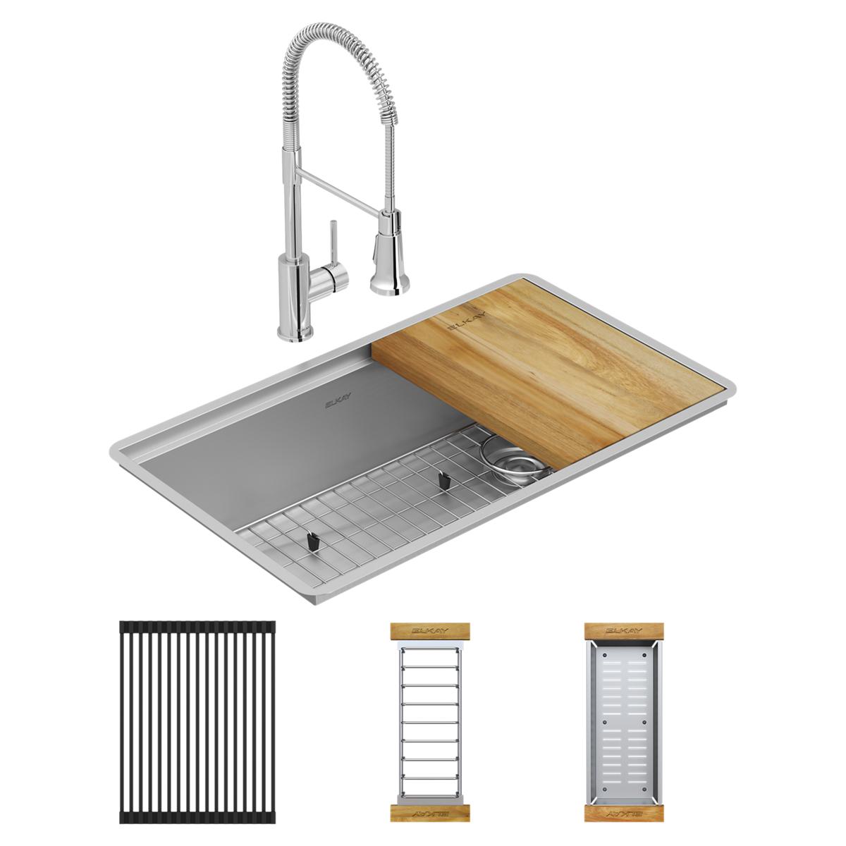 polished satin single bowl undermount sink