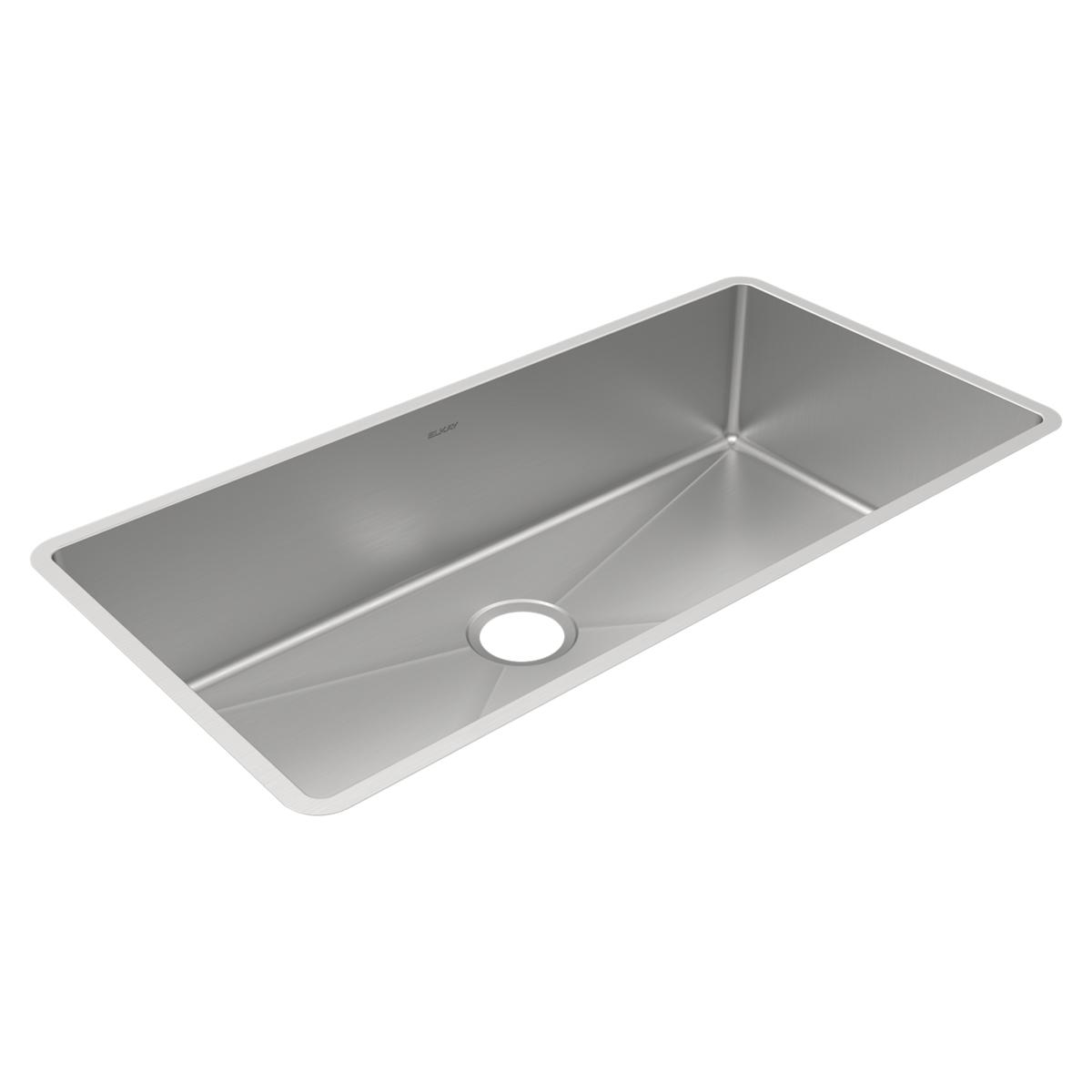 polished satin single bowl undermount sink