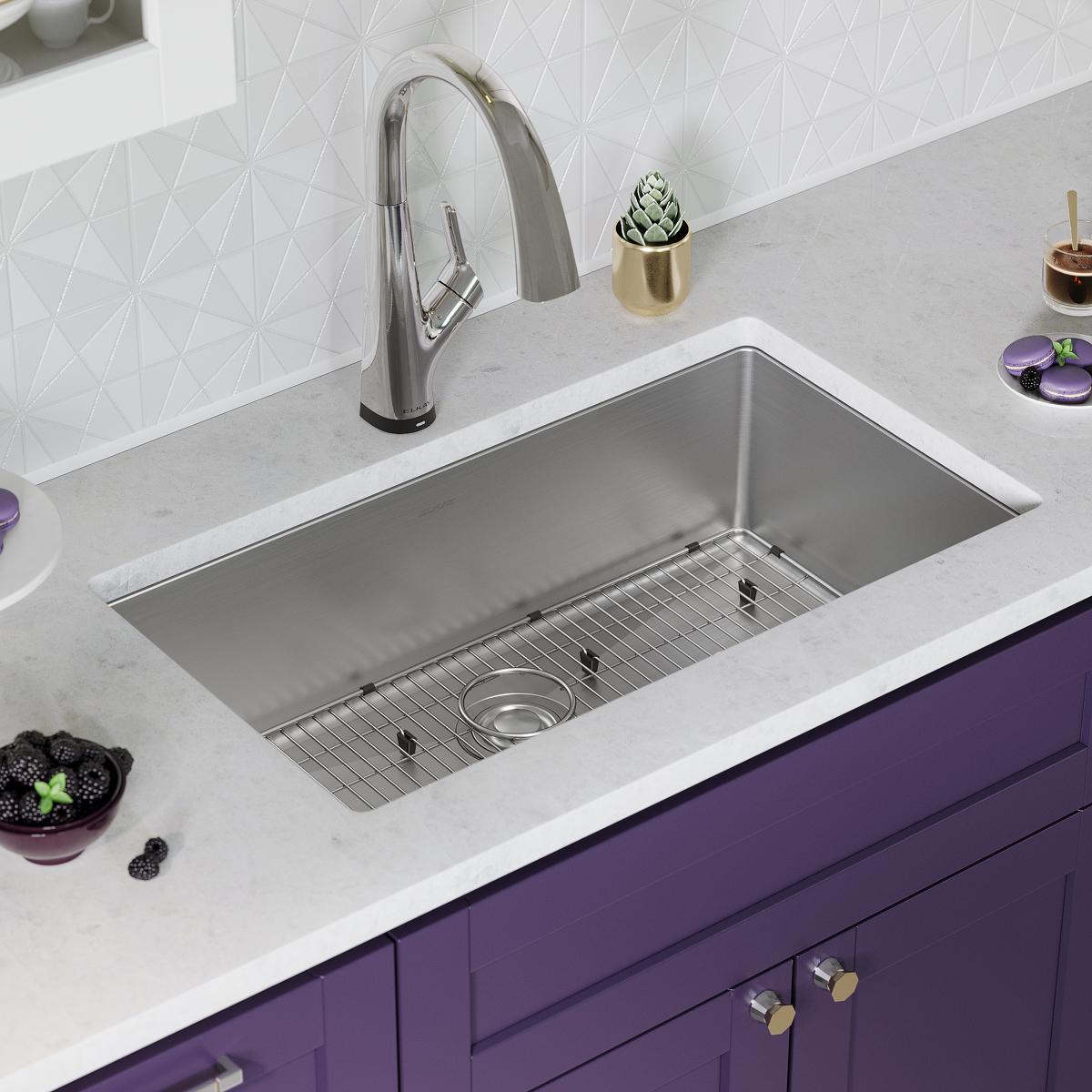 stainless steel single bowl dual mount sink kit