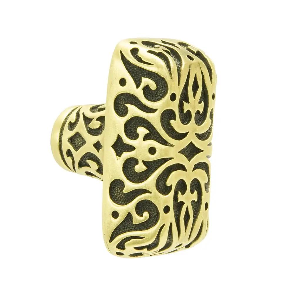 burnish brass knob