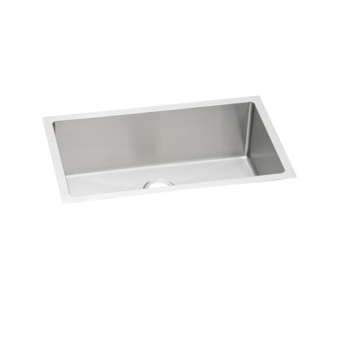 polished satin single bowl undermount sink