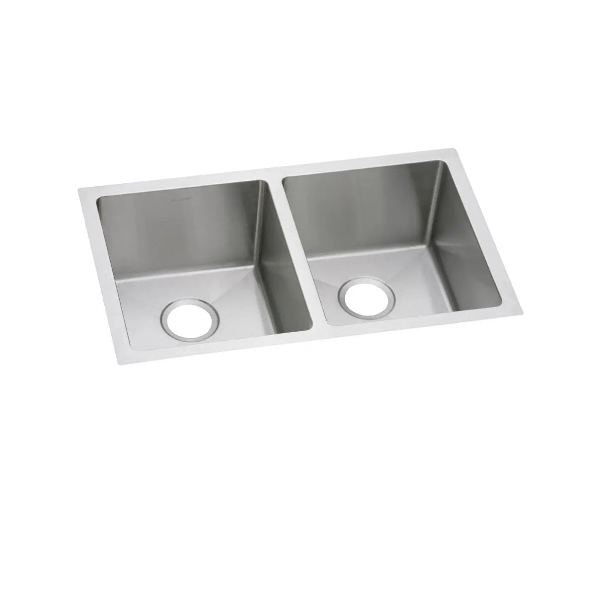 polished satin equal double bowl undermount sink