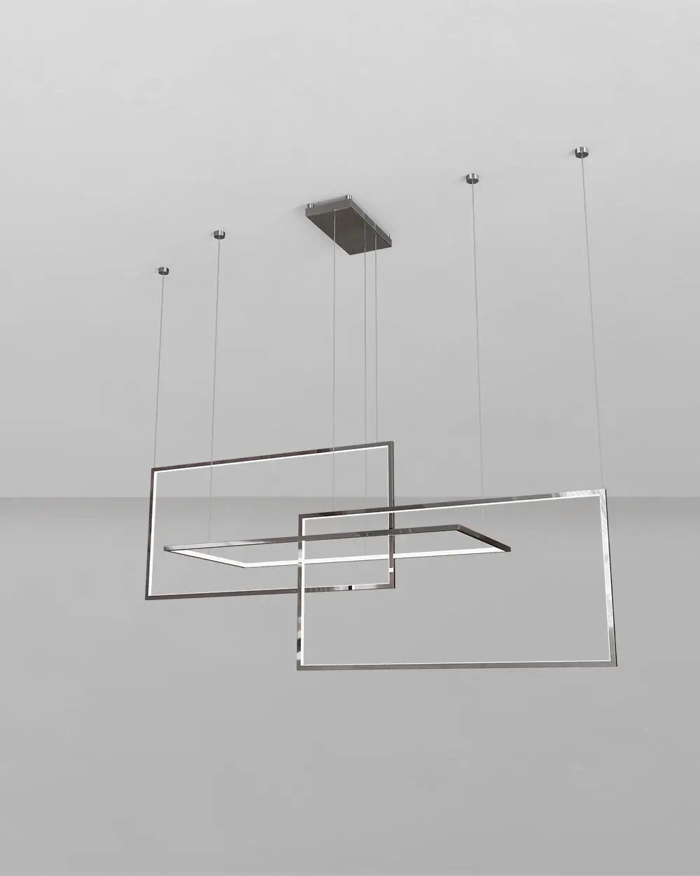 chrome chandelier