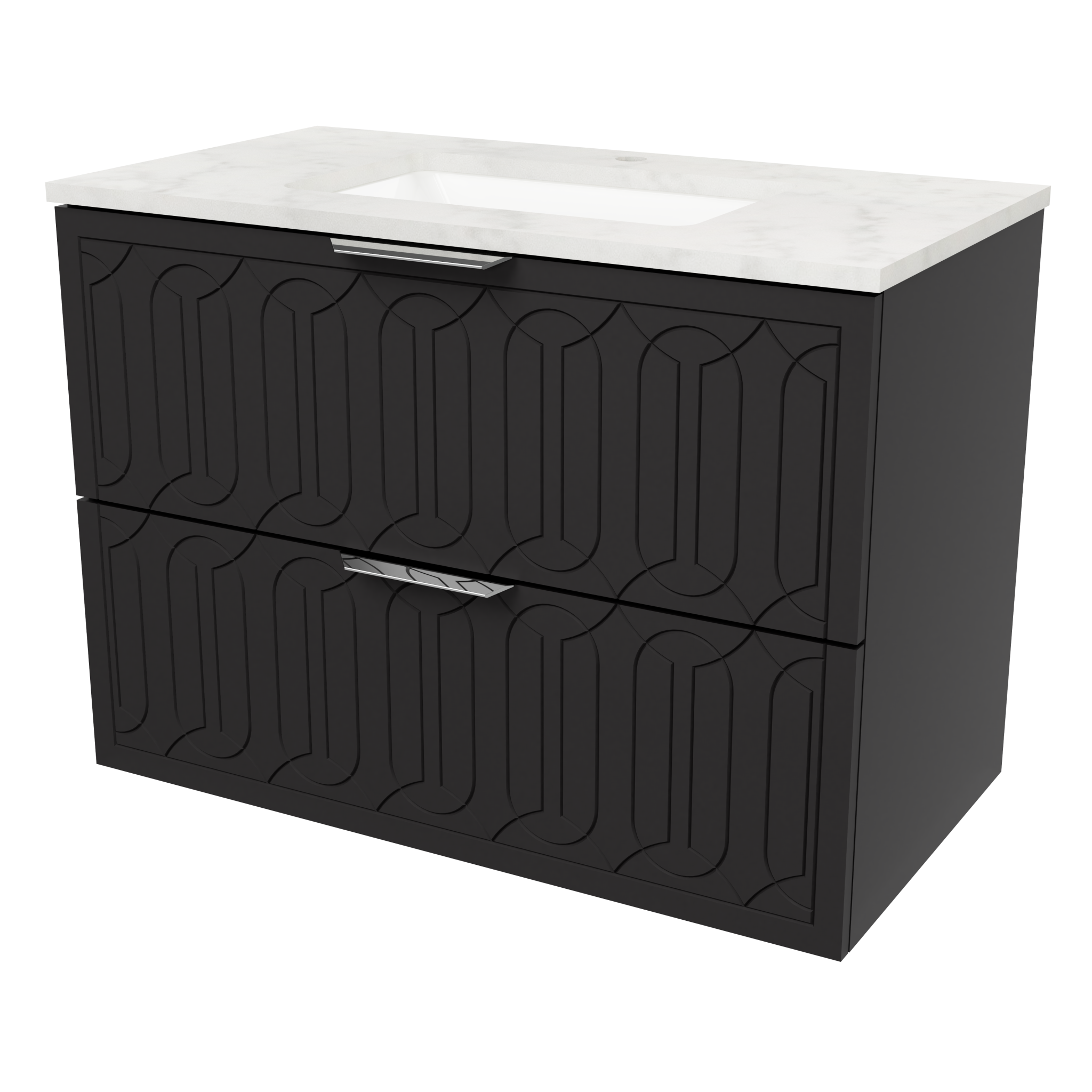 Timberline Elenora 36 inch Wall Hung Vanity Set by Timberline