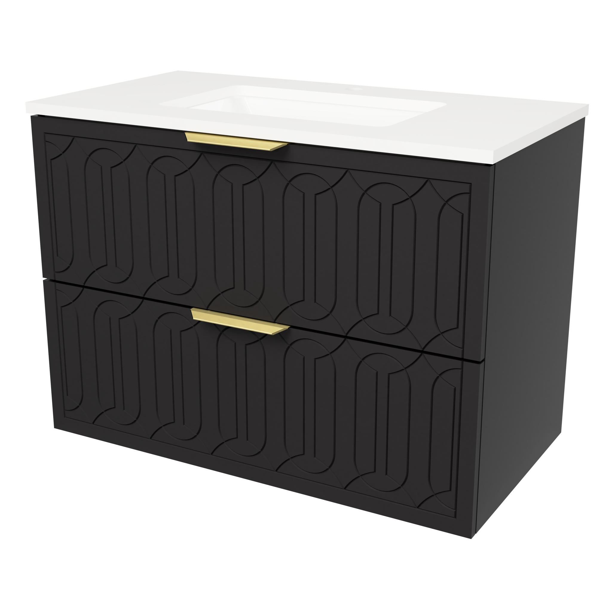 Timberline Elenora 36 inch Wall Hung Vanity Set by Timberline
