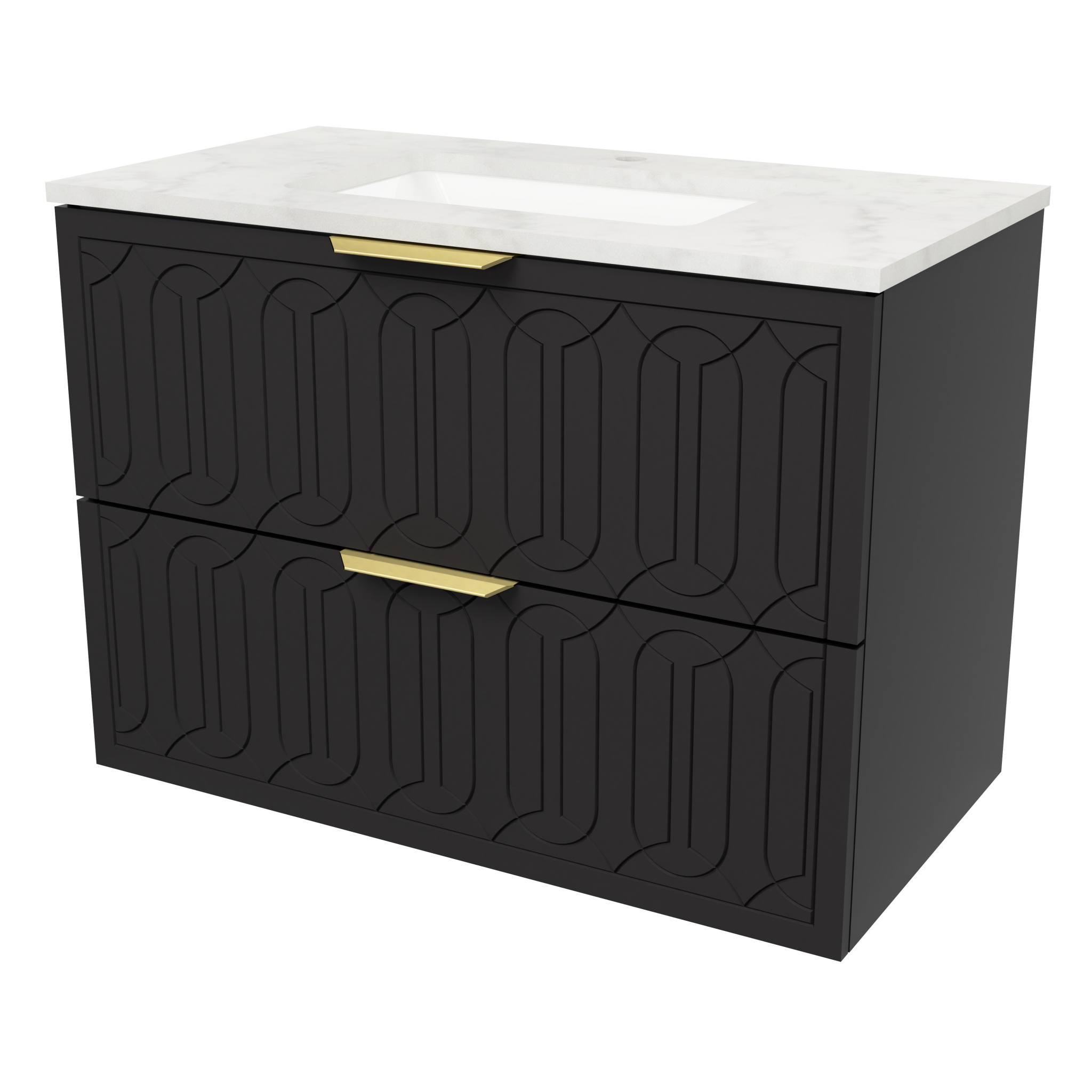 Timberline Elenora 36 inch Wall Hung Vanity Set by Timberline