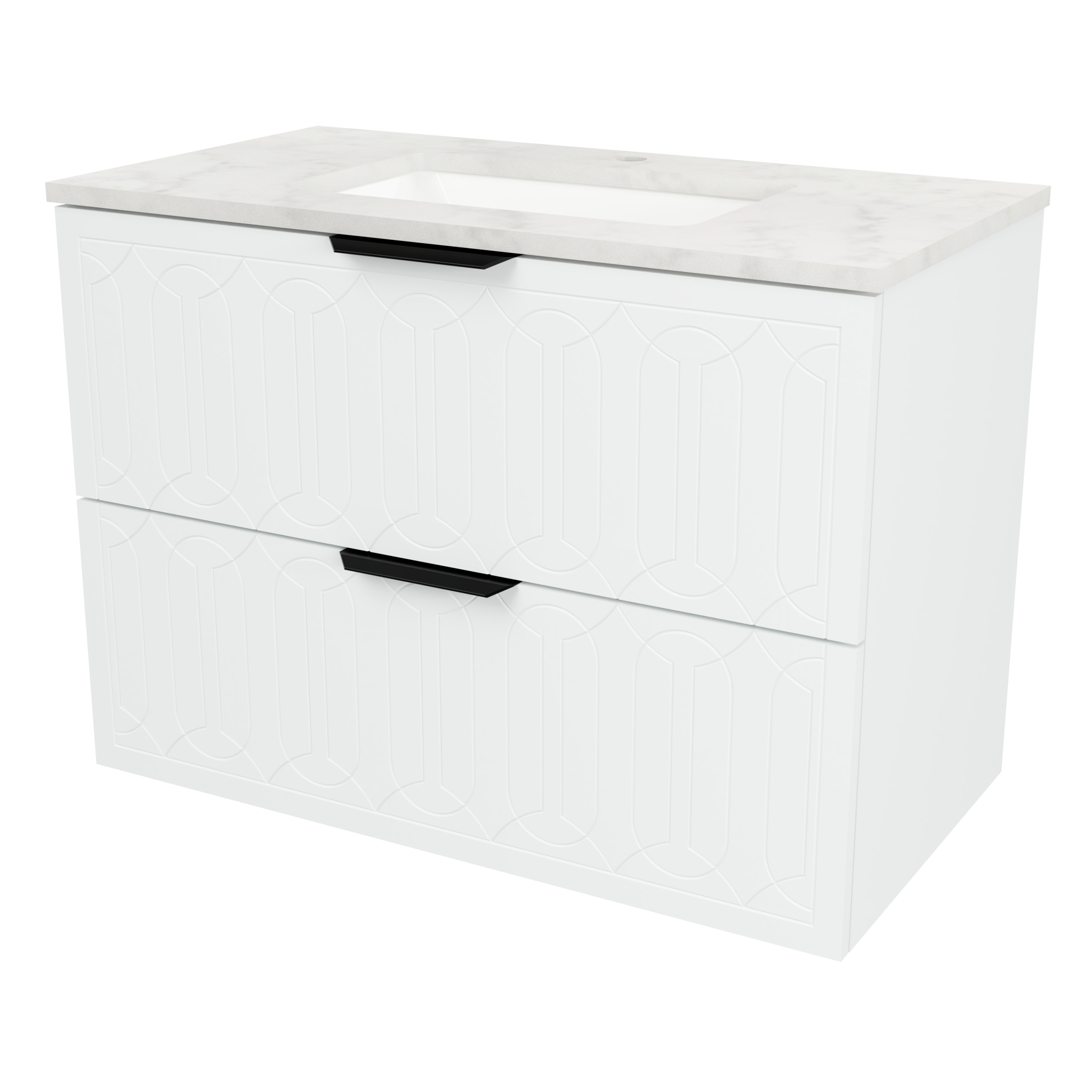 Timberline Elenora 36 inch Wall Hung Vanity Set by Timberline