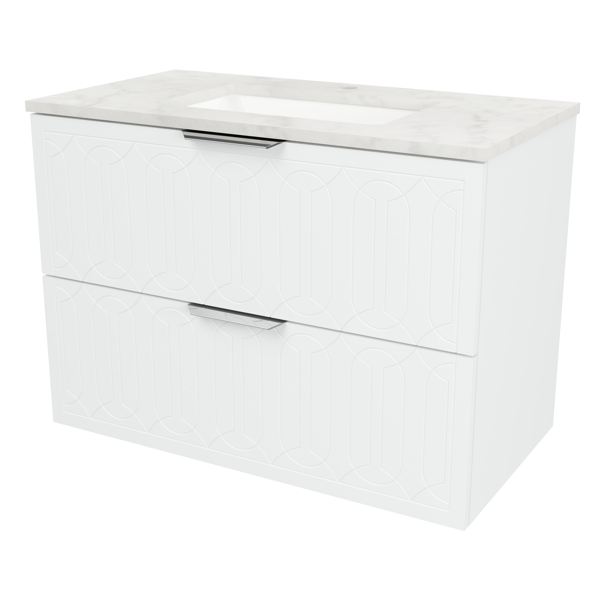 Timberline Elenora 36 inch Wall Hung Vanity Set by Timberline