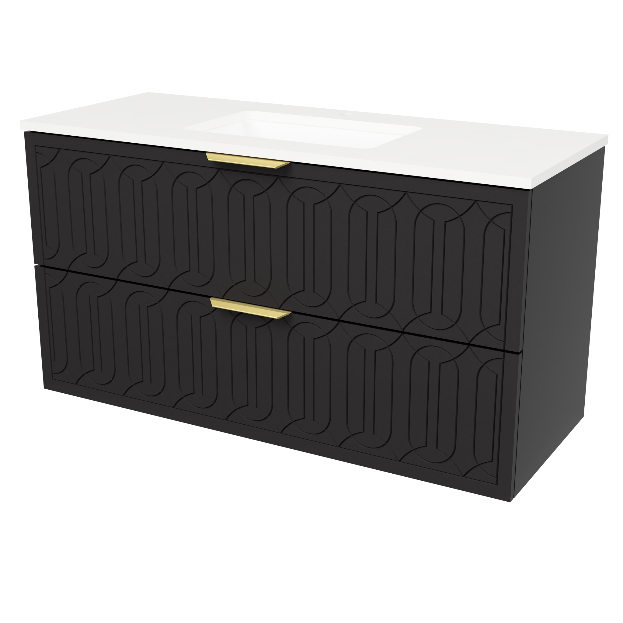 Timberline Elenora 48 inch Wall Hung Vanity Set