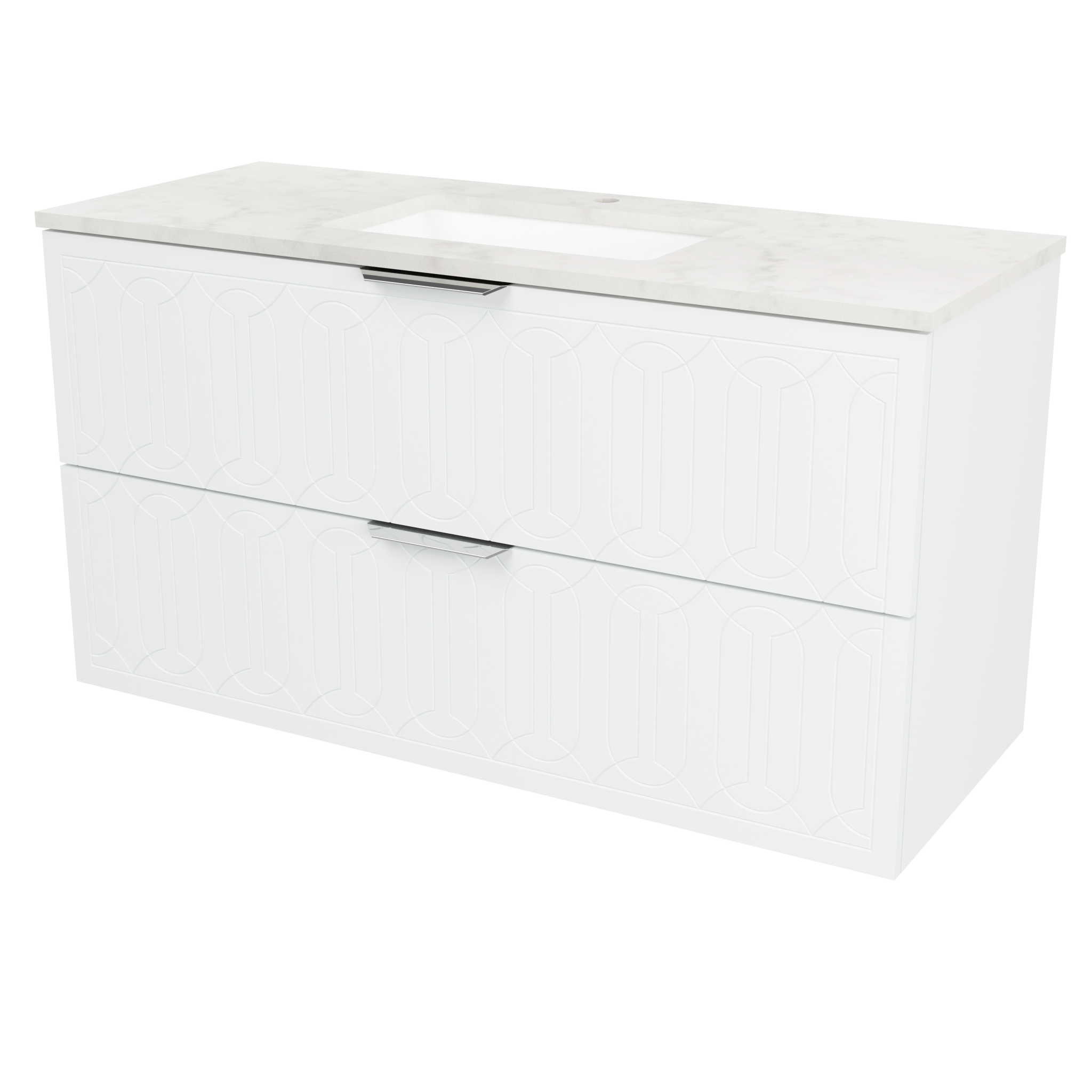 Timberline Elenora 48 inch Wall Hung Vanity Set by Timberline