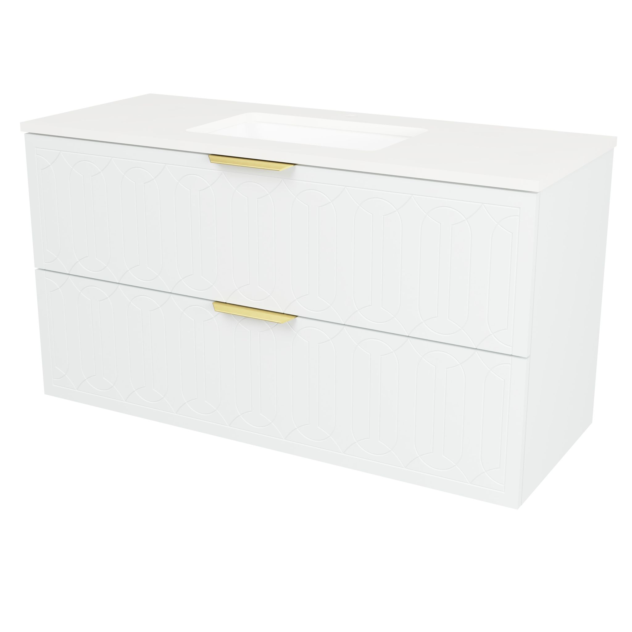 Timberline Elenora 48 inch Wall Hung Vanity Set