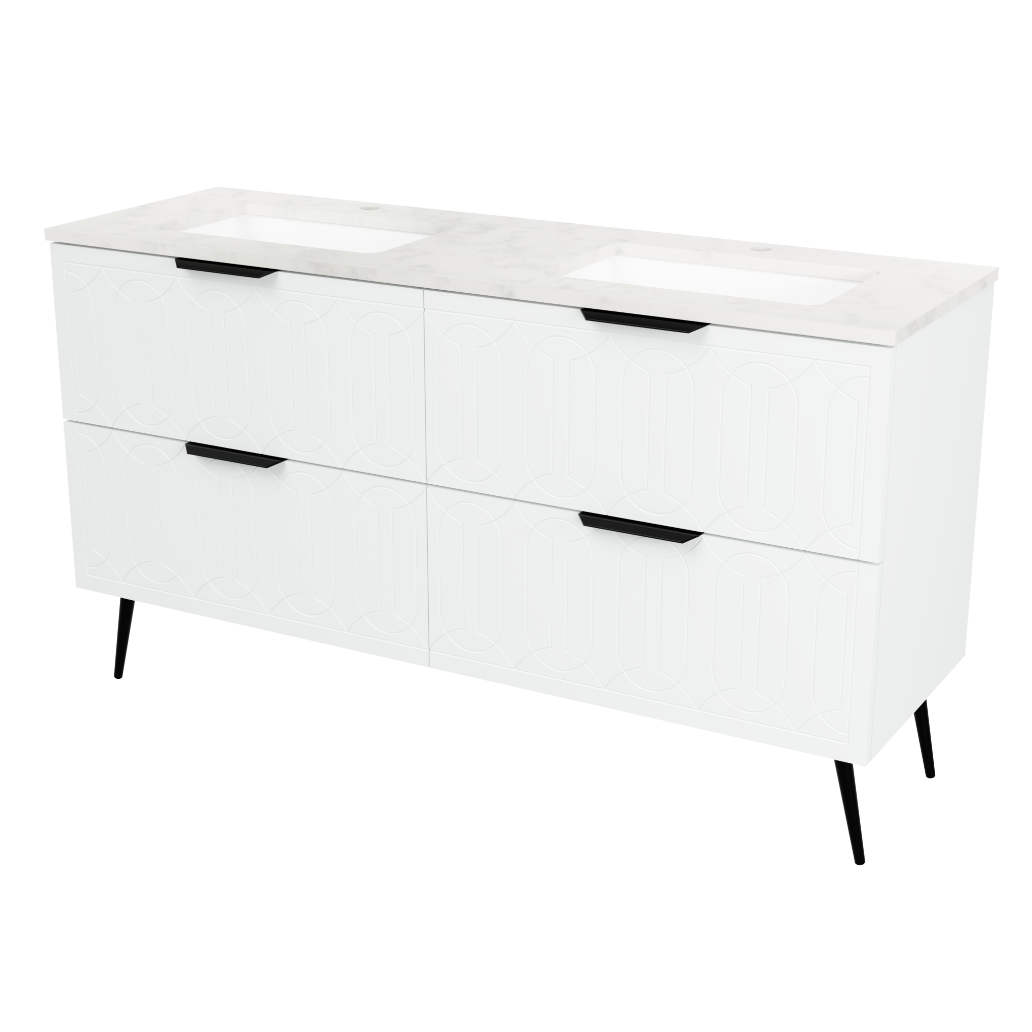 Timberline Elenora 60 inch Vanity Set by Timberline