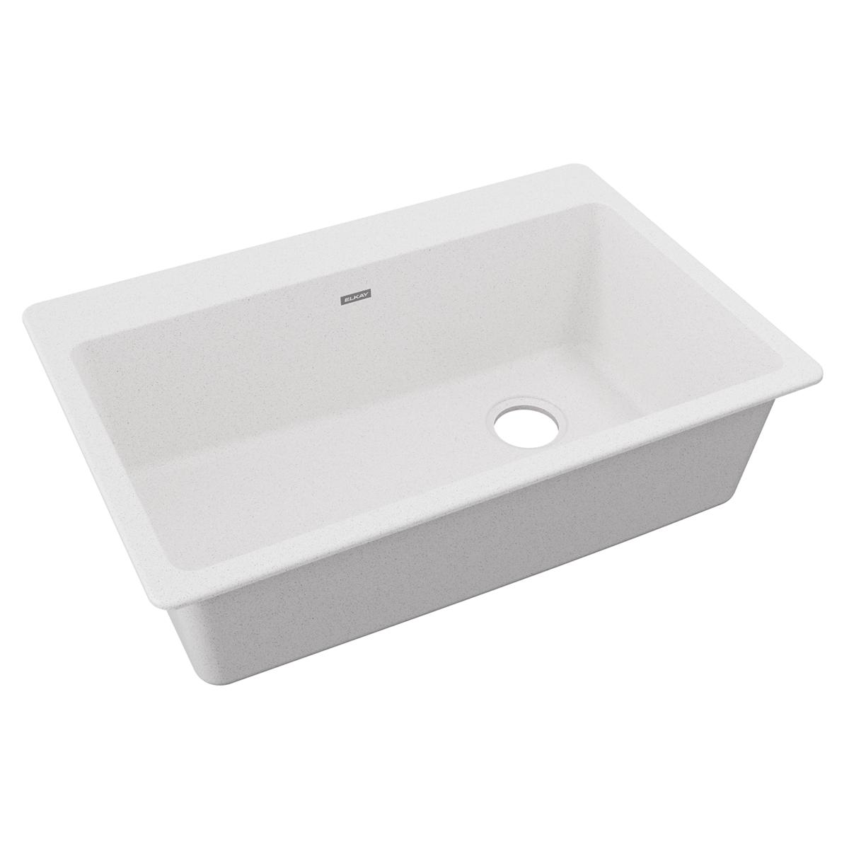 Elkay Quartz Classic 33" x 22" x 9-1/2" Single Bowl Drop-in Sink