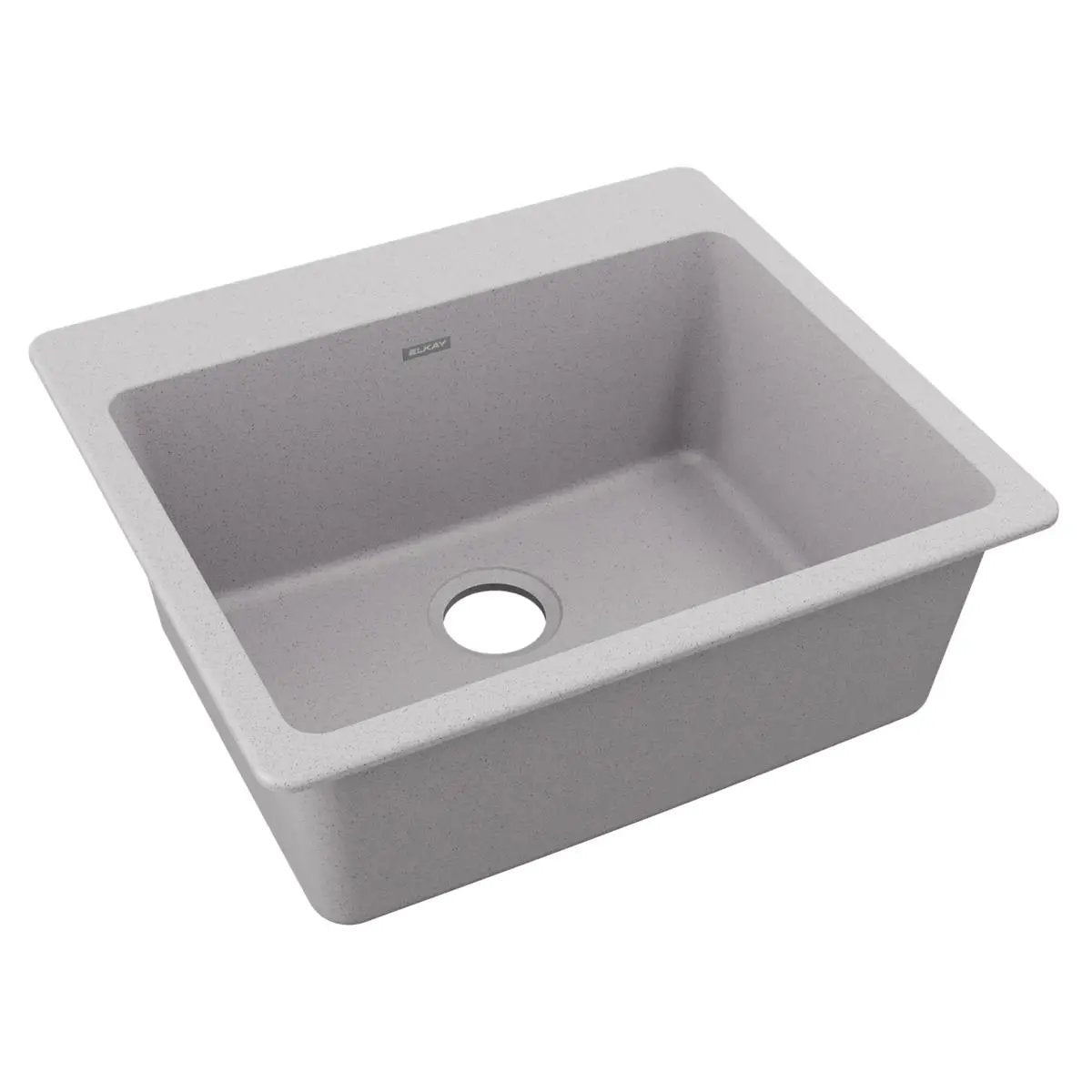 black single bowl drop-in sink