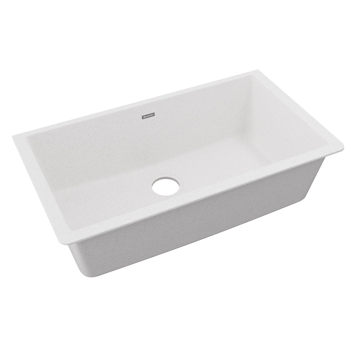 Elkay Quartz Classic 33" x 18-7/16" x 9-7/16" Single Bowl Undermount Sink by Elkay