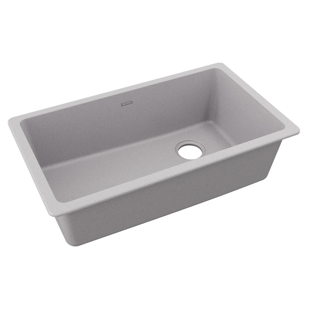 Elkay Quartz Classic 33" x 18-3/4" x 9-1/2" Single Bowl Undermount Sink