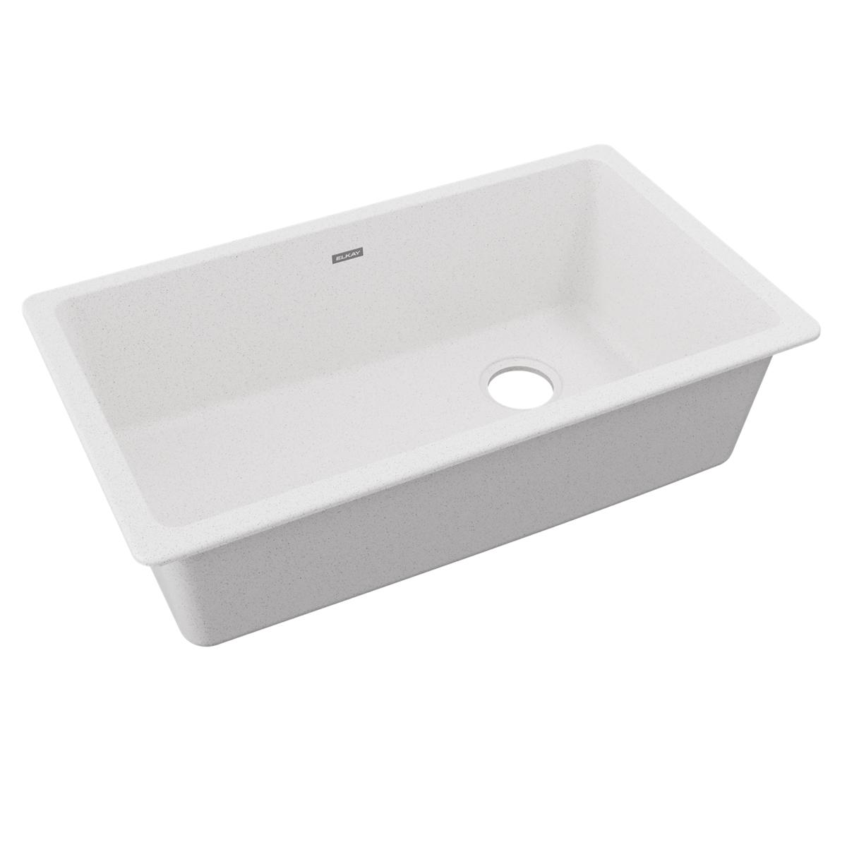 Elkay Quartz Classic 33" x 18-3/4" x 9-1/2" Single Bowl Undermount Sink