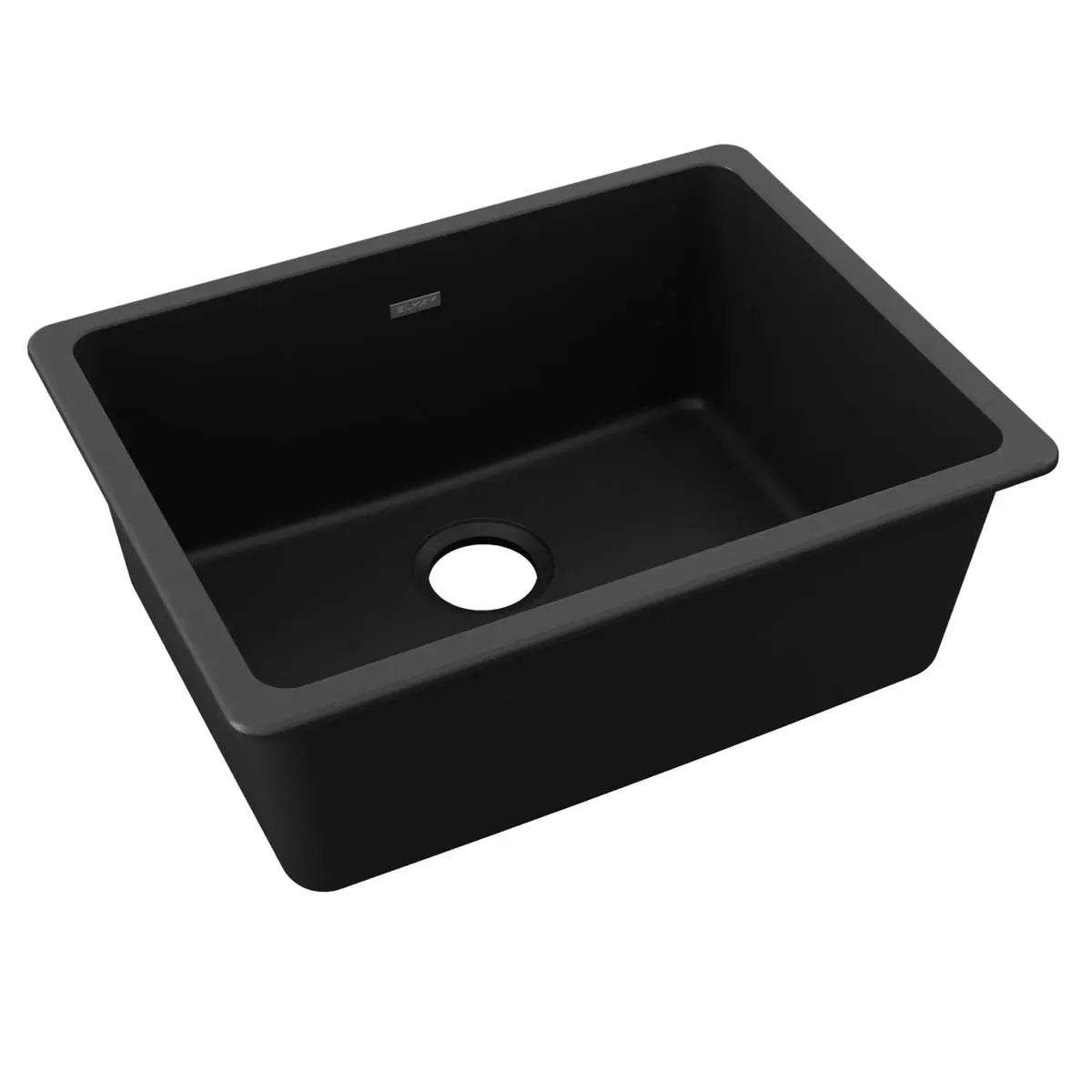 black single bowl undermount sink