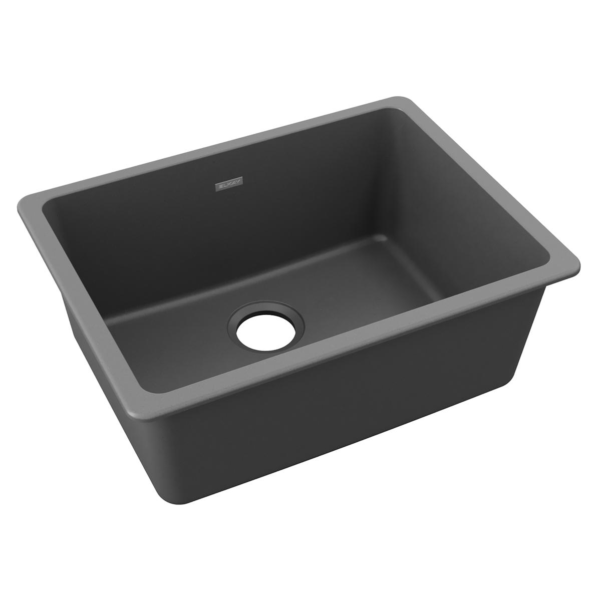 Elkay Quartz Classic 24-5/8" x 18-1/2" x 9-1/2" Single Bowl Undermount Sink by Elkay