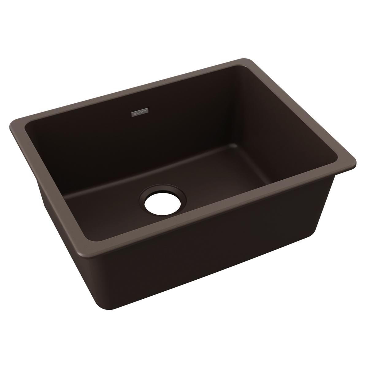 Elkay Quartz Classic 24-5/8" x 18-1/2" x 9-1/2" Single Bowl Undermount Sink by Elkay
