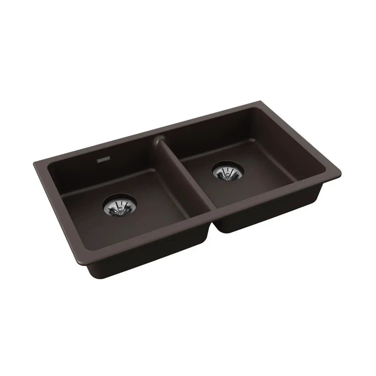 Elkay Quartz Classic 33" x 18-1/2" x 5-1/2" Double Bowl Undermount ADA Sink with Perfect Drain by Elkay