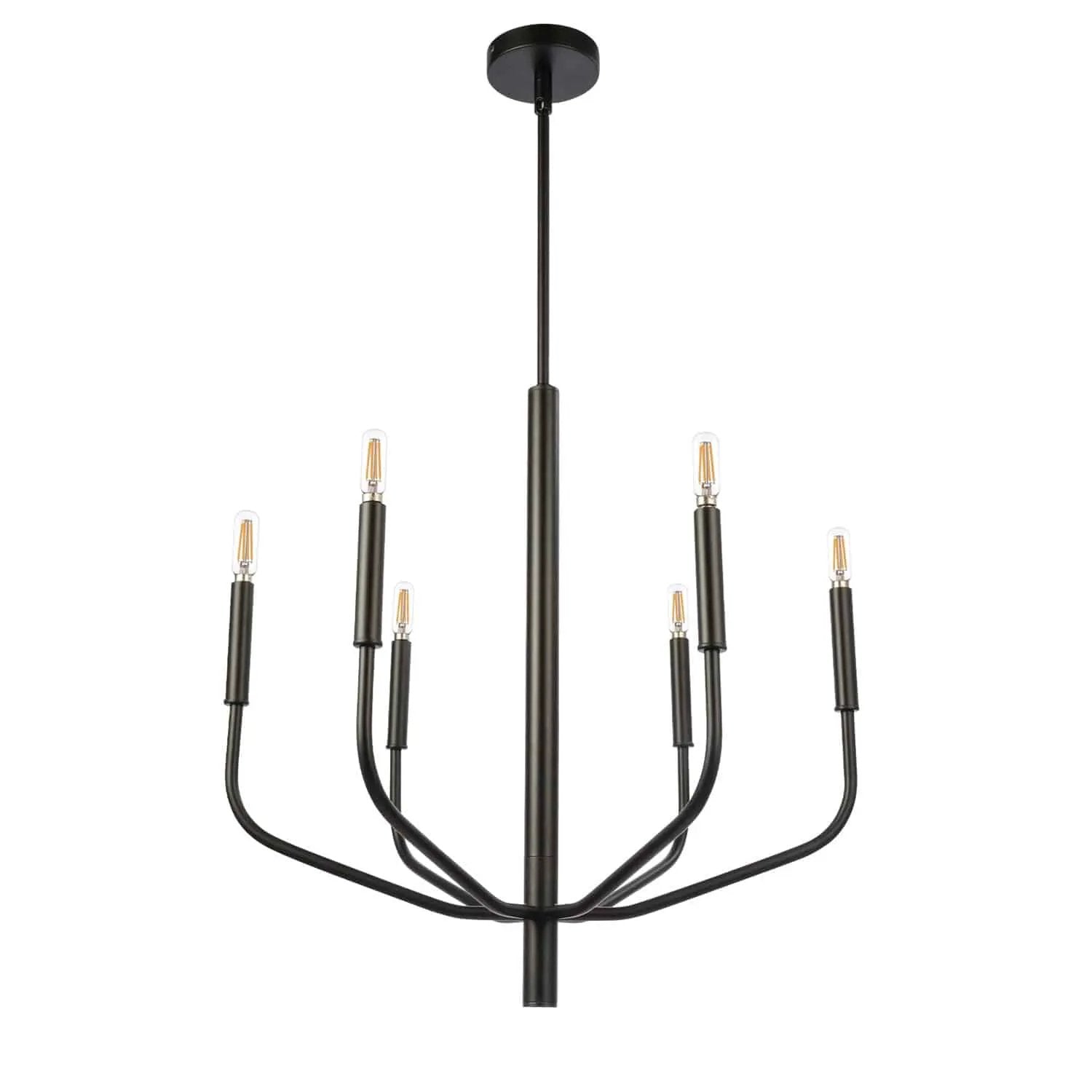 Dainolite 6 Light Incandescent Chandelier by Dainolite