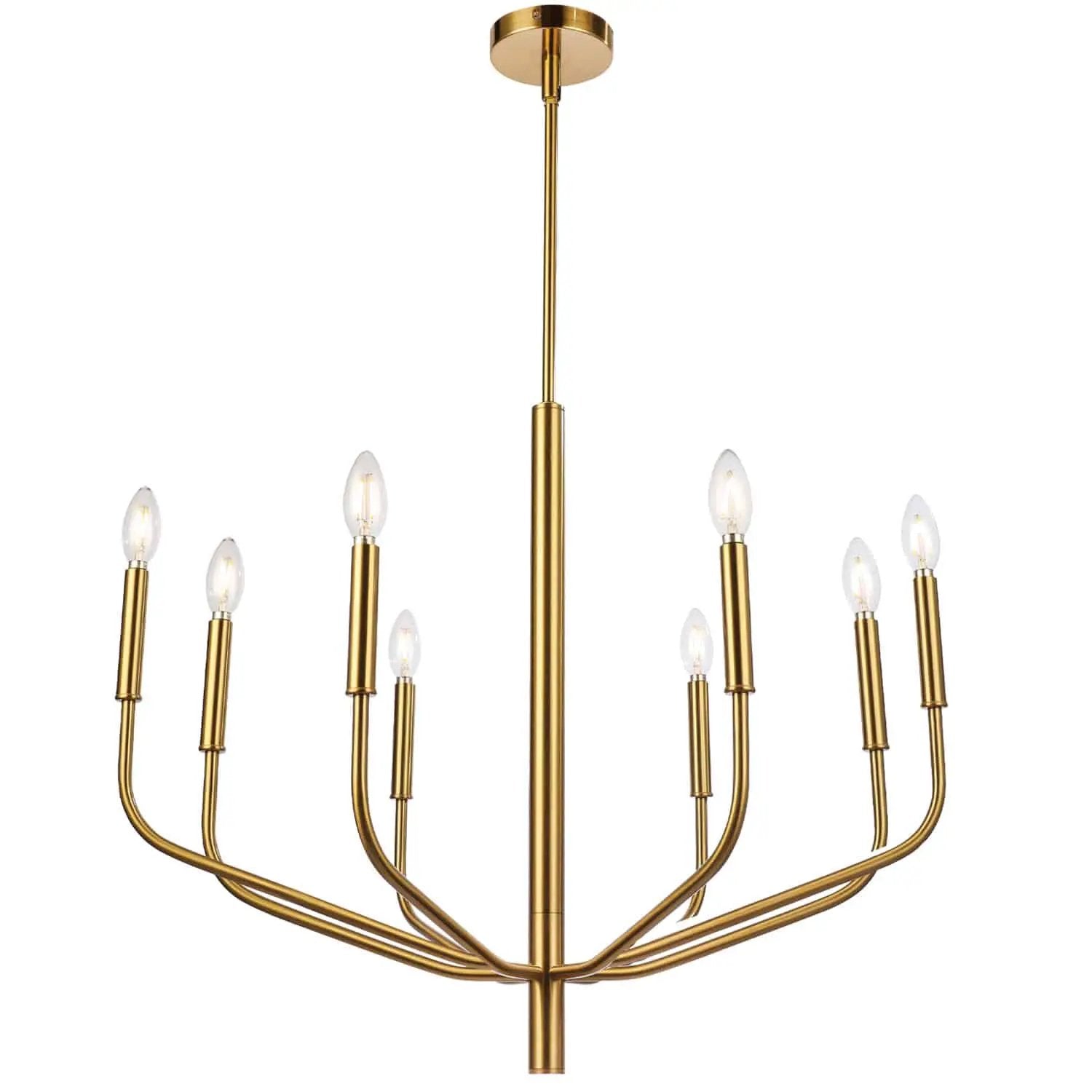 aged brass chandeliers