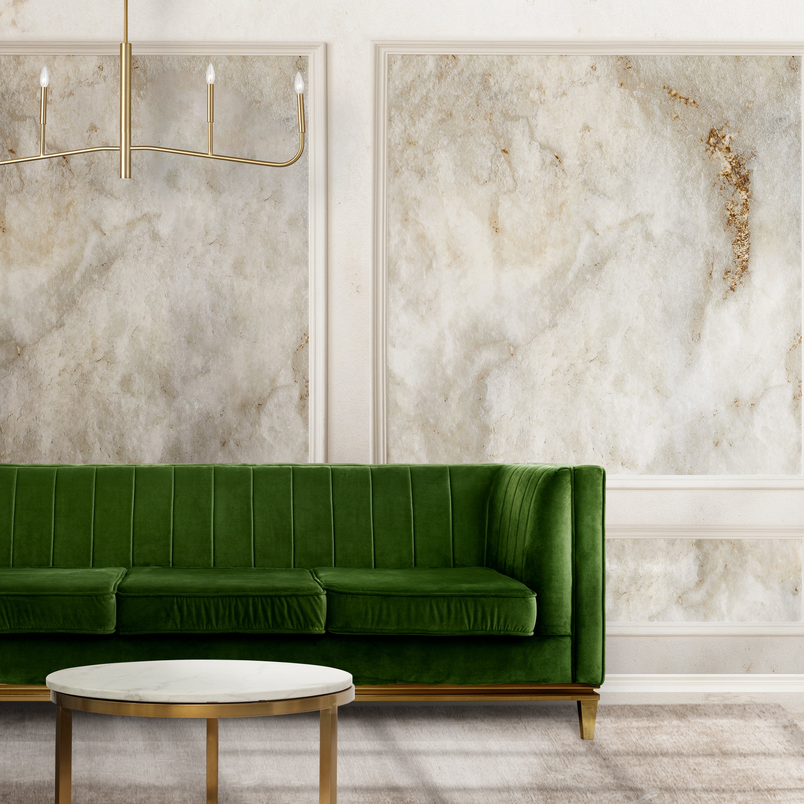 aged brass chandeliers