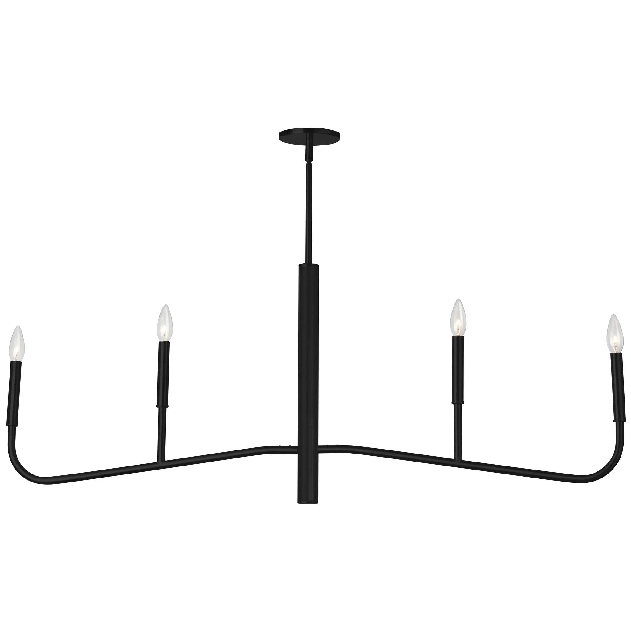 Dainolite 4 Light Incandescent Horizontal Chandelier by Dainolite