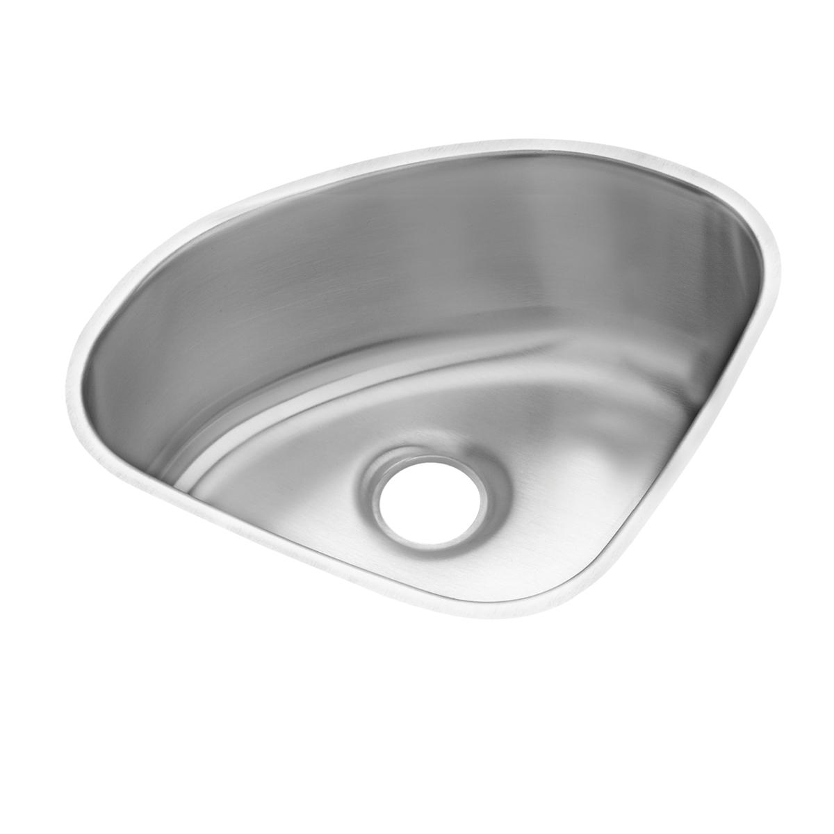 lustrous satin single bowl undermount sink