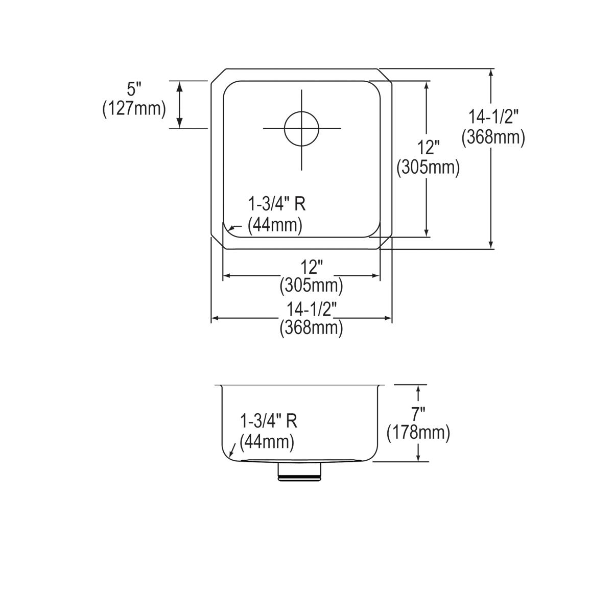 lustrous satin single bowl undermount sink
