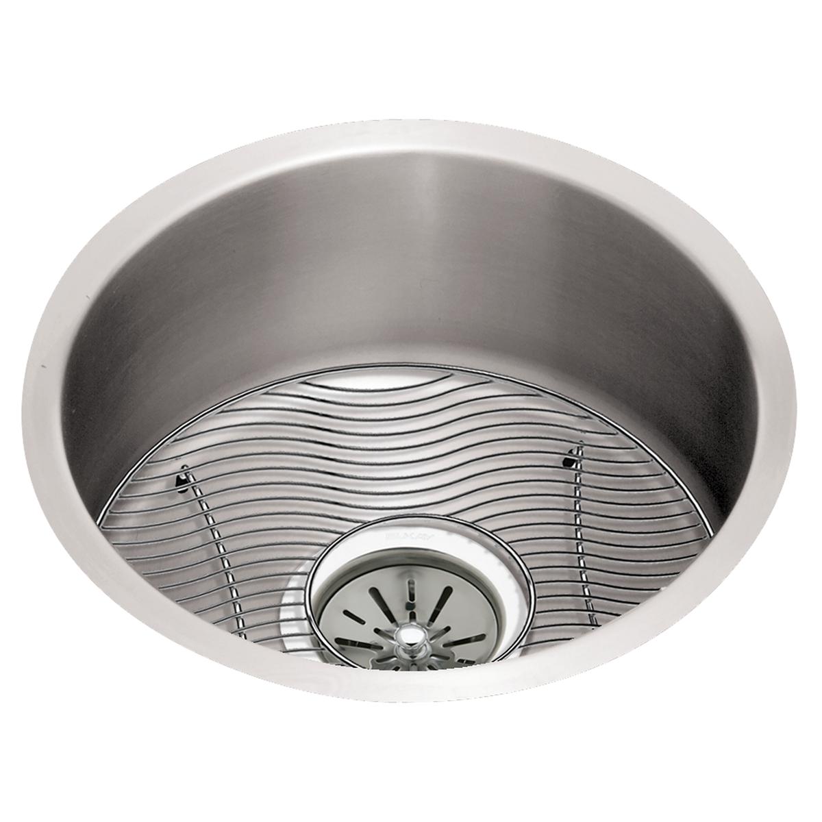 lustrous satin single bowl undermount sink kit