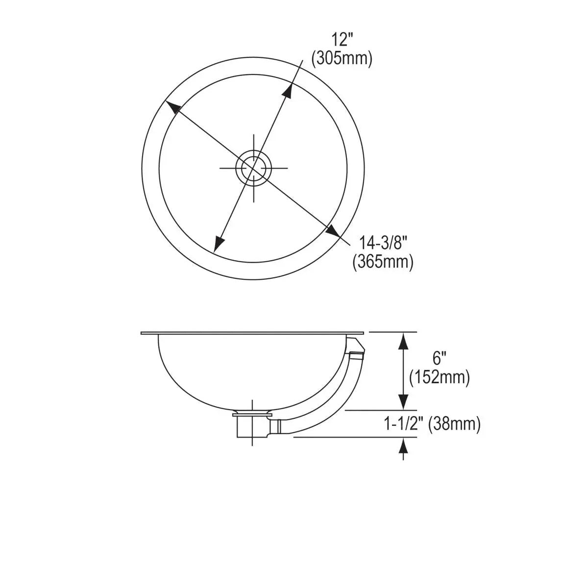 lustrous satin single bowl undermount bathroom sink