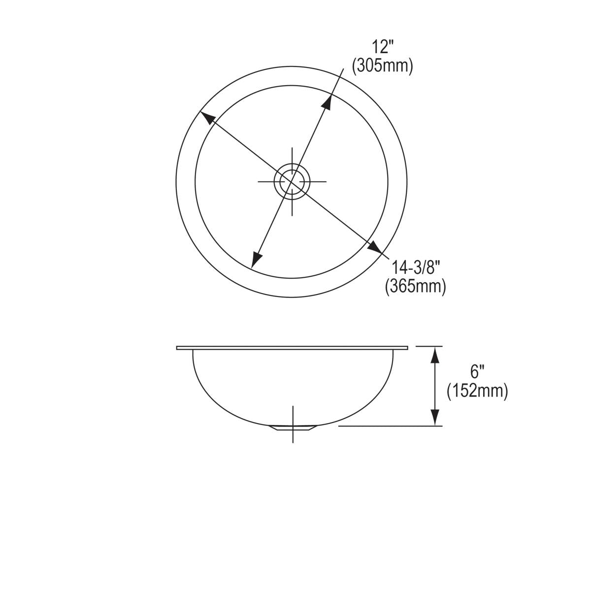 lustrous satin single bowl undermount bathroom sink