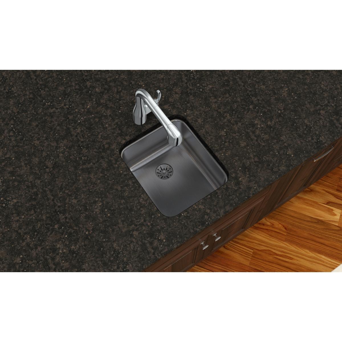 lustrous satin single bowl undermount sink