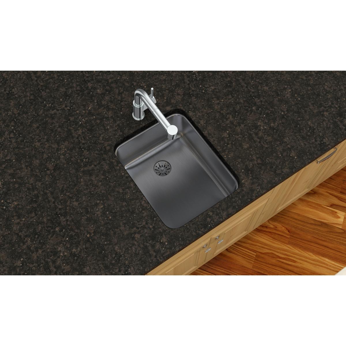 lustrous satin single bowl undermount sink