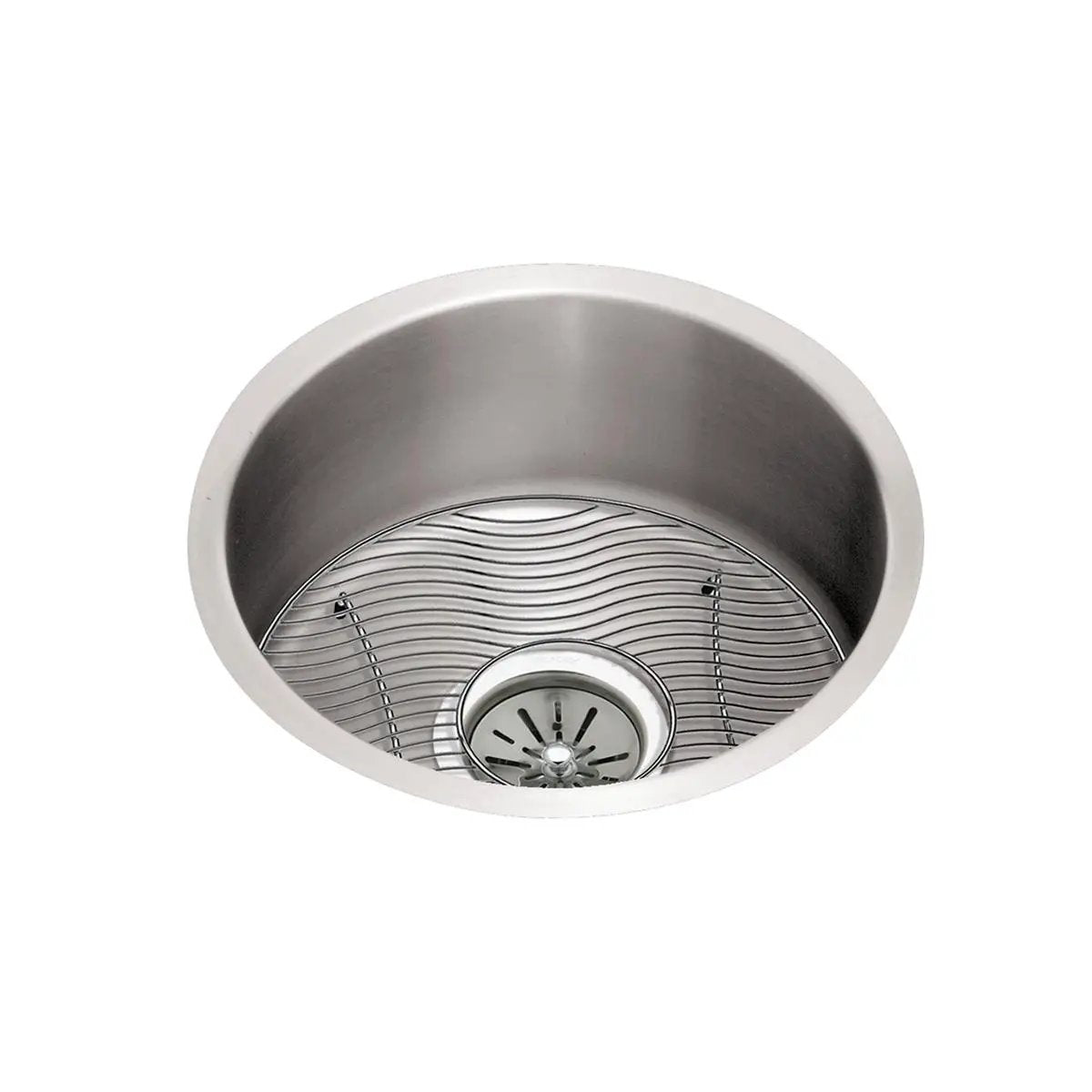 lustrous satin single bowl undermount sink kit