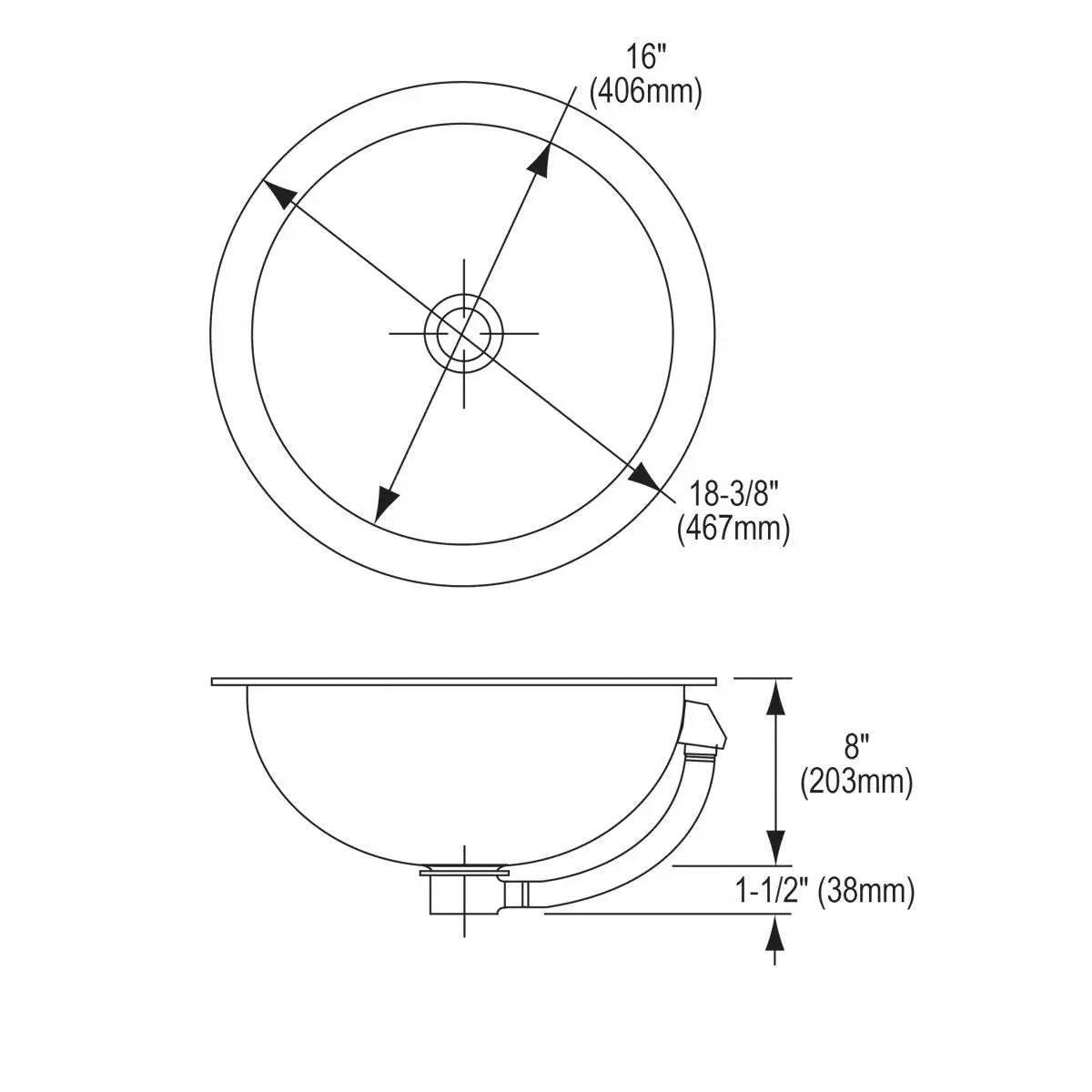 lustrous satin single bowl undermount bathroom sink