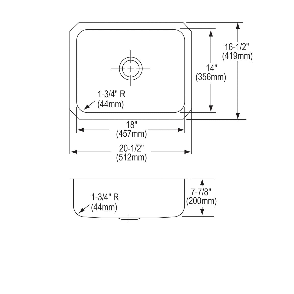 lustrous satin single bowl undermount sink
